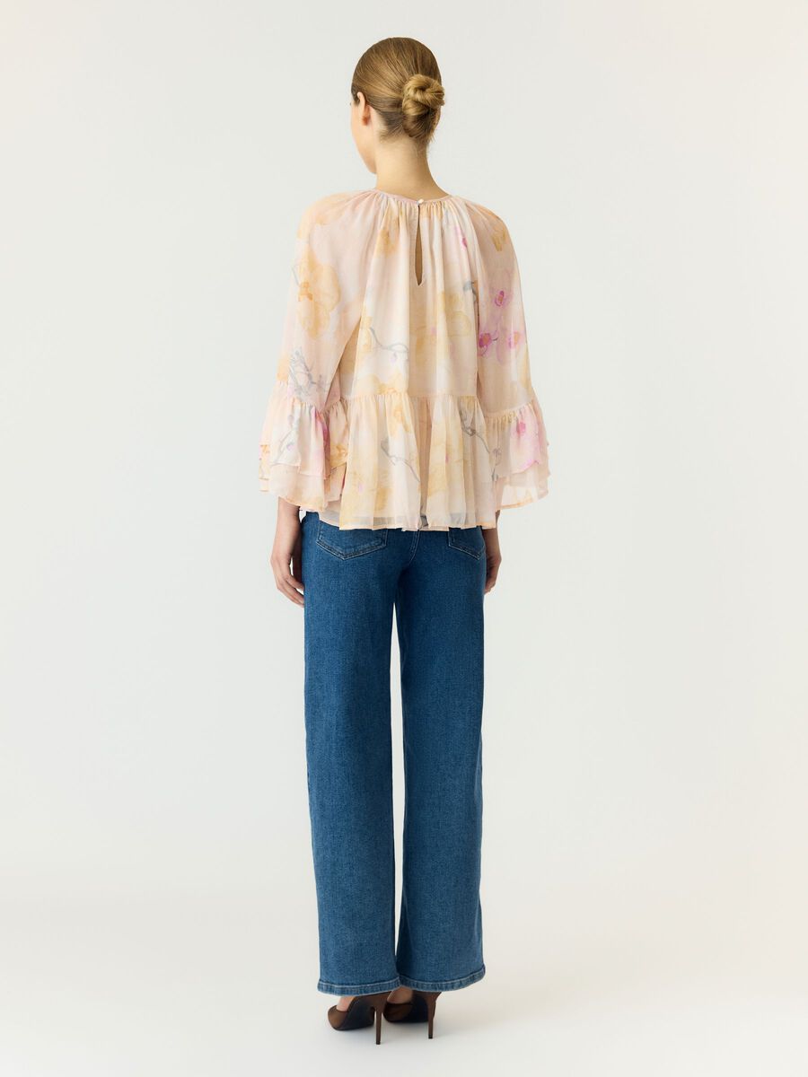 Carousel image 2 YASBLOMINA BLOUSE MET 3/4 MOUWEN, Afterglow