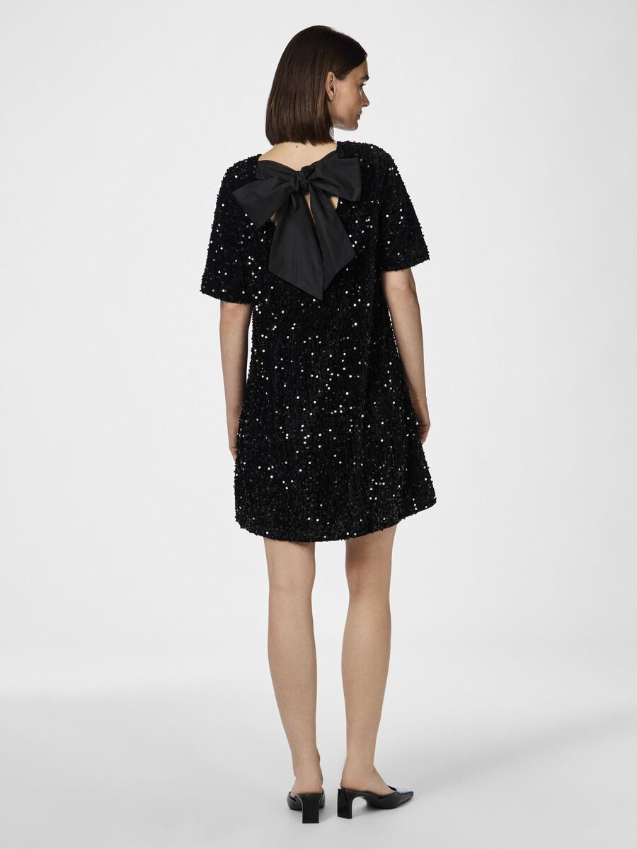 YAS YASFUDSY MINI DRESS, Black, highres - 26036011_Black_004.jpg