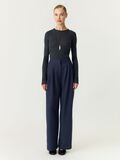 Product image thumbnail 4 SPODNIE Z WYSOKIM STANEM, Navy Blazer