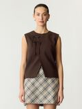 Product image thumbnail 1 YASTORIL GILET TOP, Coffee Bean
