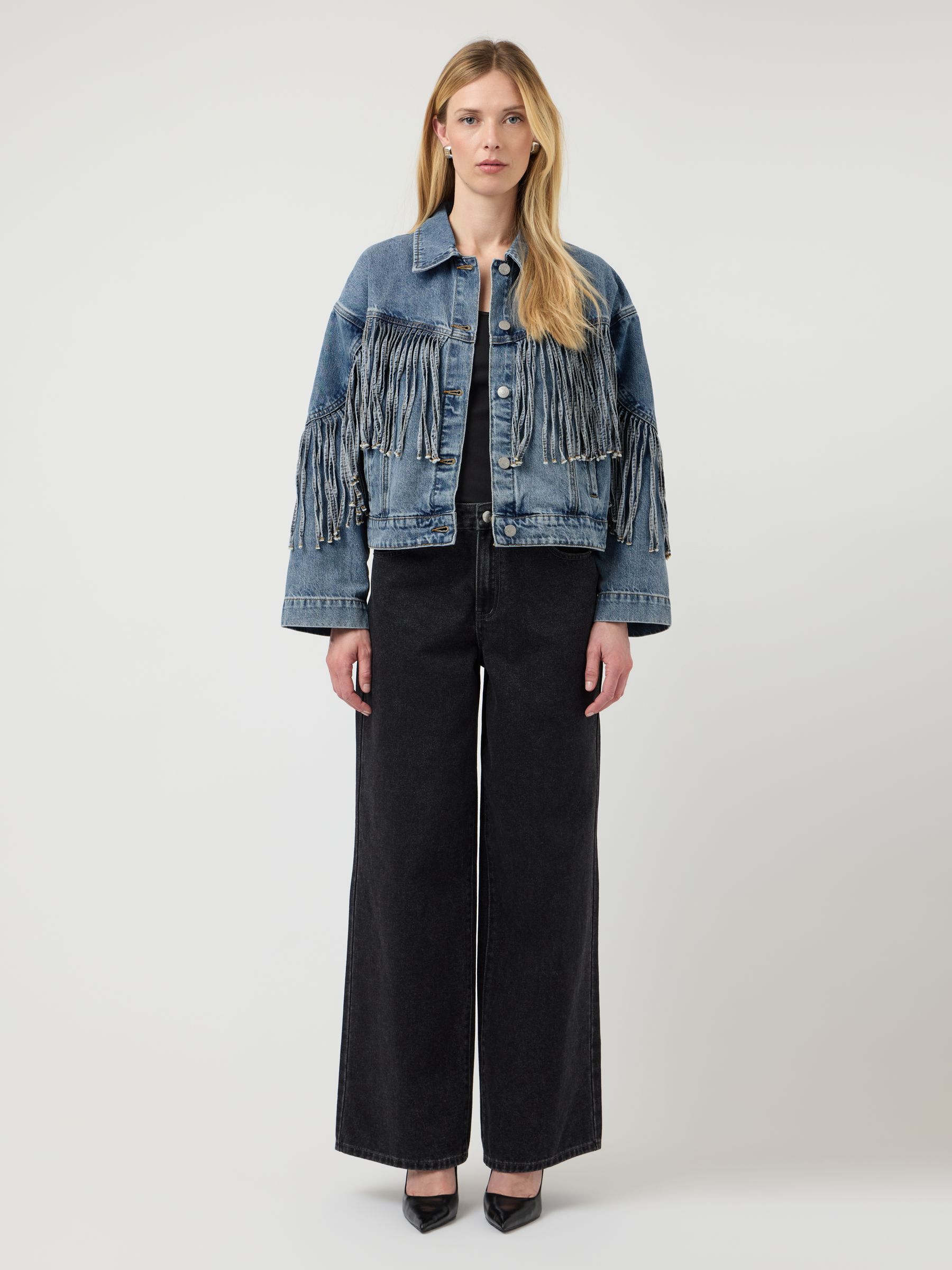 YASAIKO DENIM JACKET | Blue | YAS® Finland