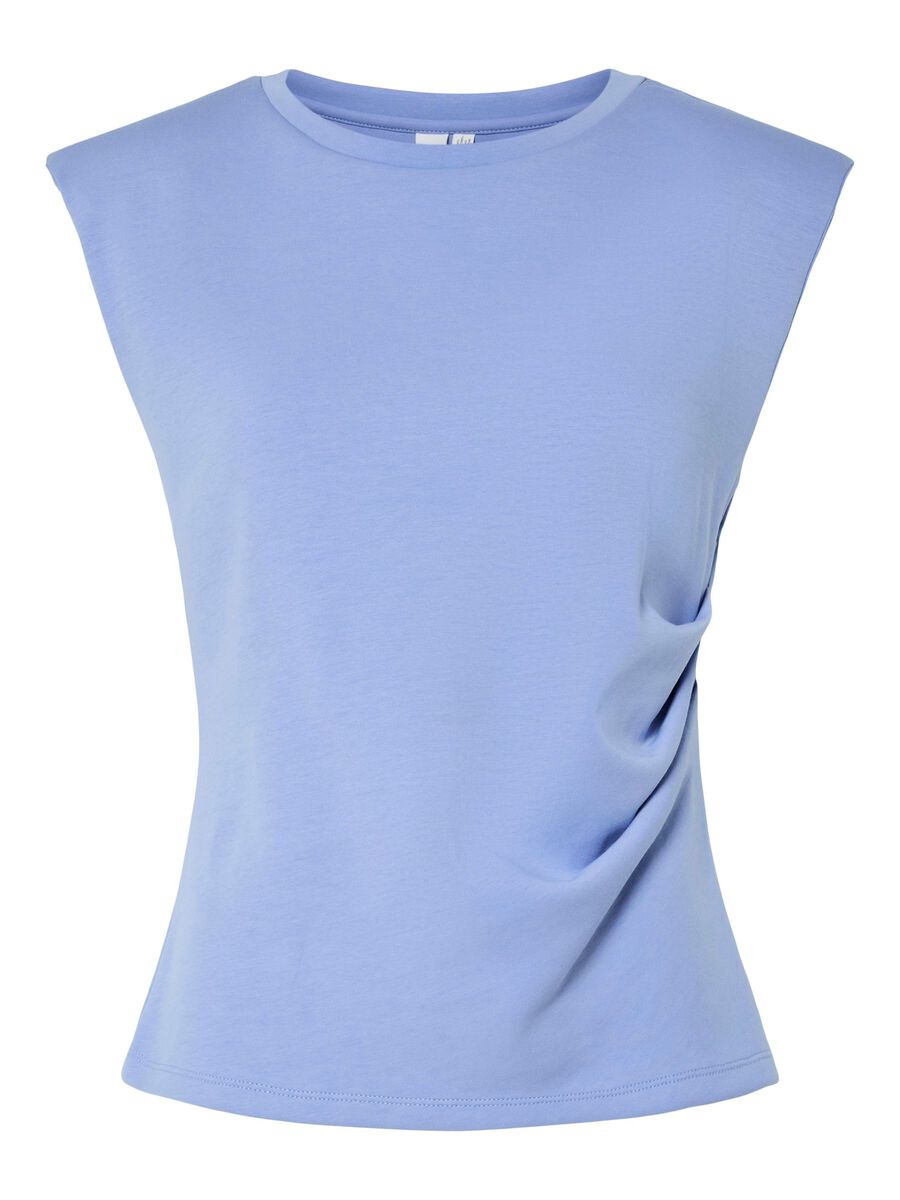 YAS YASPINA SLEEVELESS TOP, Vista Blue, highres - 26038146_VistaBlue_001.jpg