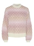YAS YASSPACE KNITTED PULLOVER, Sandshell, highres - 26033058_Sandshell_001.jpg