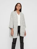 YAS OVERSIZED OPEN-FRONT CARDIGAN, Light Grey Melange, highres - 26015111_LightGreyMelange_003.jpg