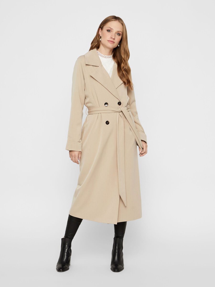 Y.A.S A DOPPIO PETTO CAPPOTTO, Light Taupe, highres - 26018520_LightTaupe_003.jpg