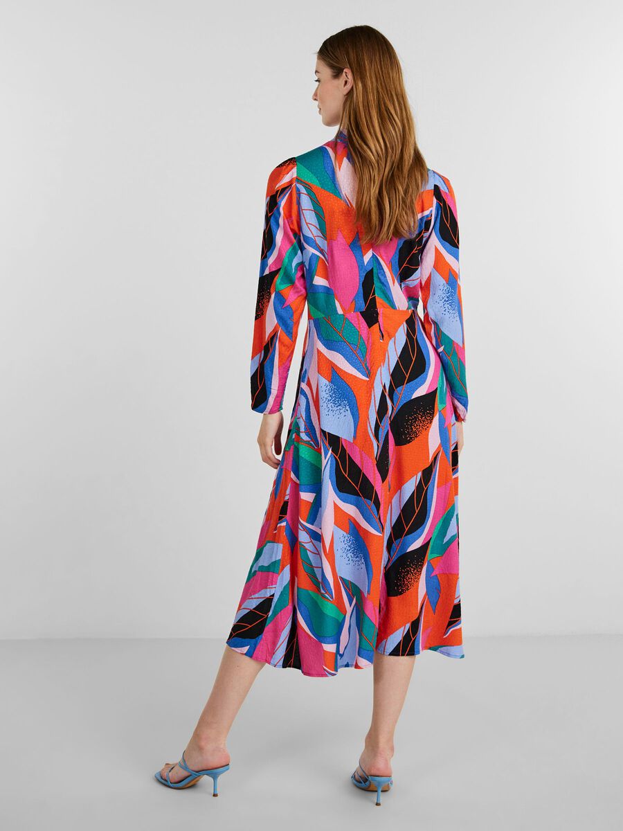 Y.A.S YASYVA MIDI DRESS, Tangerine Tango, highres - 26027770_TangerineTango_954576_004.jpg