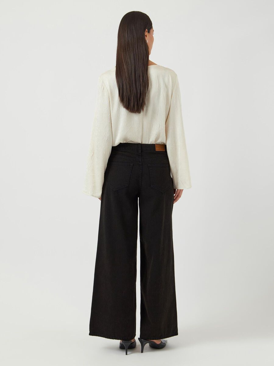 Product carousel image - YASLAMI WIDE FIT JEANS, Dark Brown Denim | 2