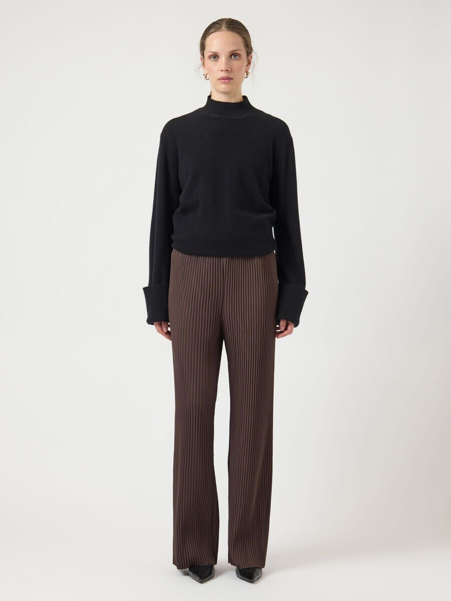 Product carousel image - YASALISA TROUSERS, Chocolate Brown | 1