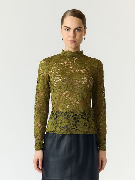 YAS YASLACEY LACE LONG SLEEVED TOP, Cardamom Seed, highres - 26039992_CardamomSeed_003.jpg