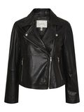 Y.A.S YASFRIMA LEATHER JACKET, Black, highres - 26034447_Black_001.jpg