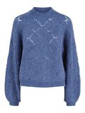 YAS YASWARSAW KNITTED PULLOVER, Mazarine Blue, highres - 26027160_MazarineBlue_001.jpg