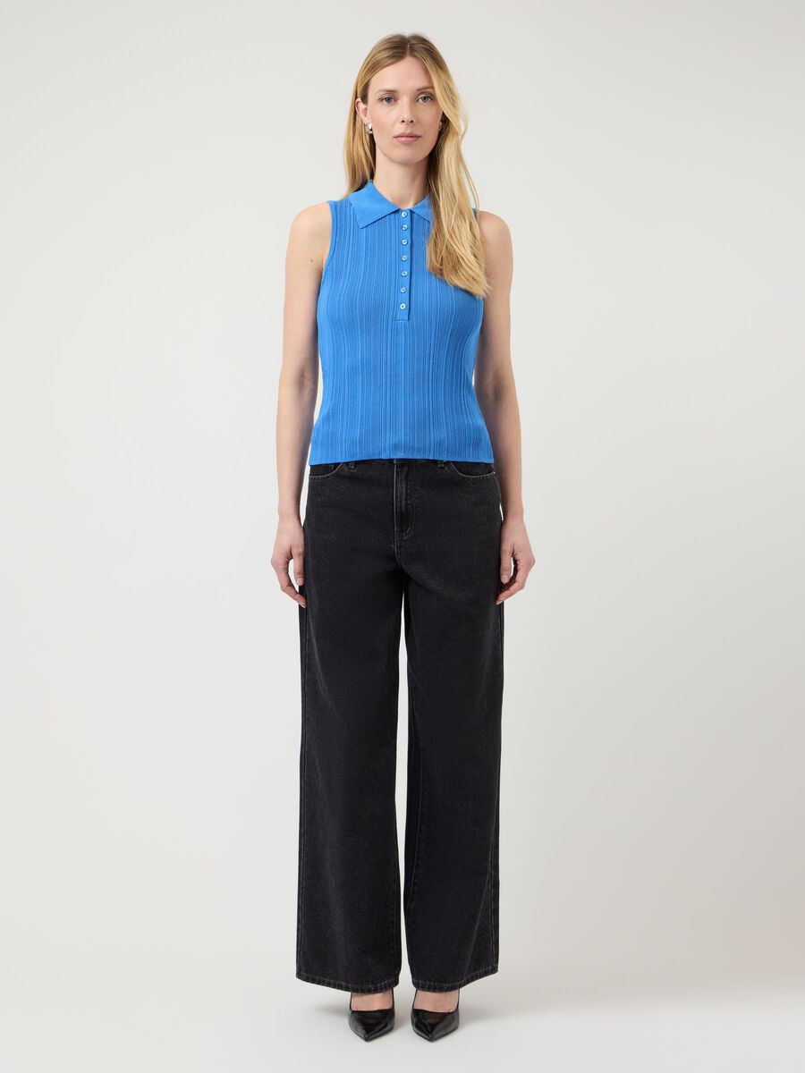 Carousel image - YASTANKI POLO  KNITTED TOP, Marina | 4