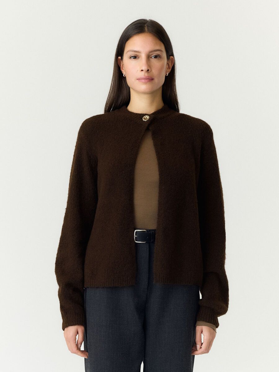 Product tile image YASENYA  KNITTED CARDIGAN, Coffee Bean 26041369_CoffeeBean_1311273