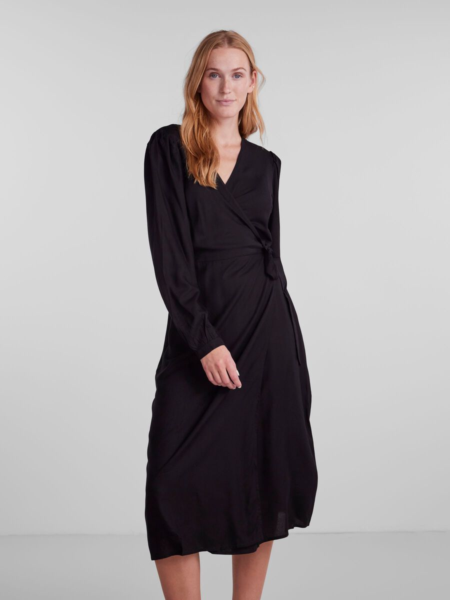 Y.A.S YASKRIZZA VESTIDO ENVOLVENTE, Black, highres - 26029047_Black_003.jpg