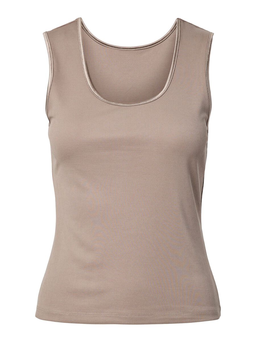 Carousel image - YASPALOMA TANK TOP, Taupe Gray | 6