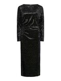 Product image thumbnail - YASTILLIA FLUWEEL MAXI-JURK, Black | 6