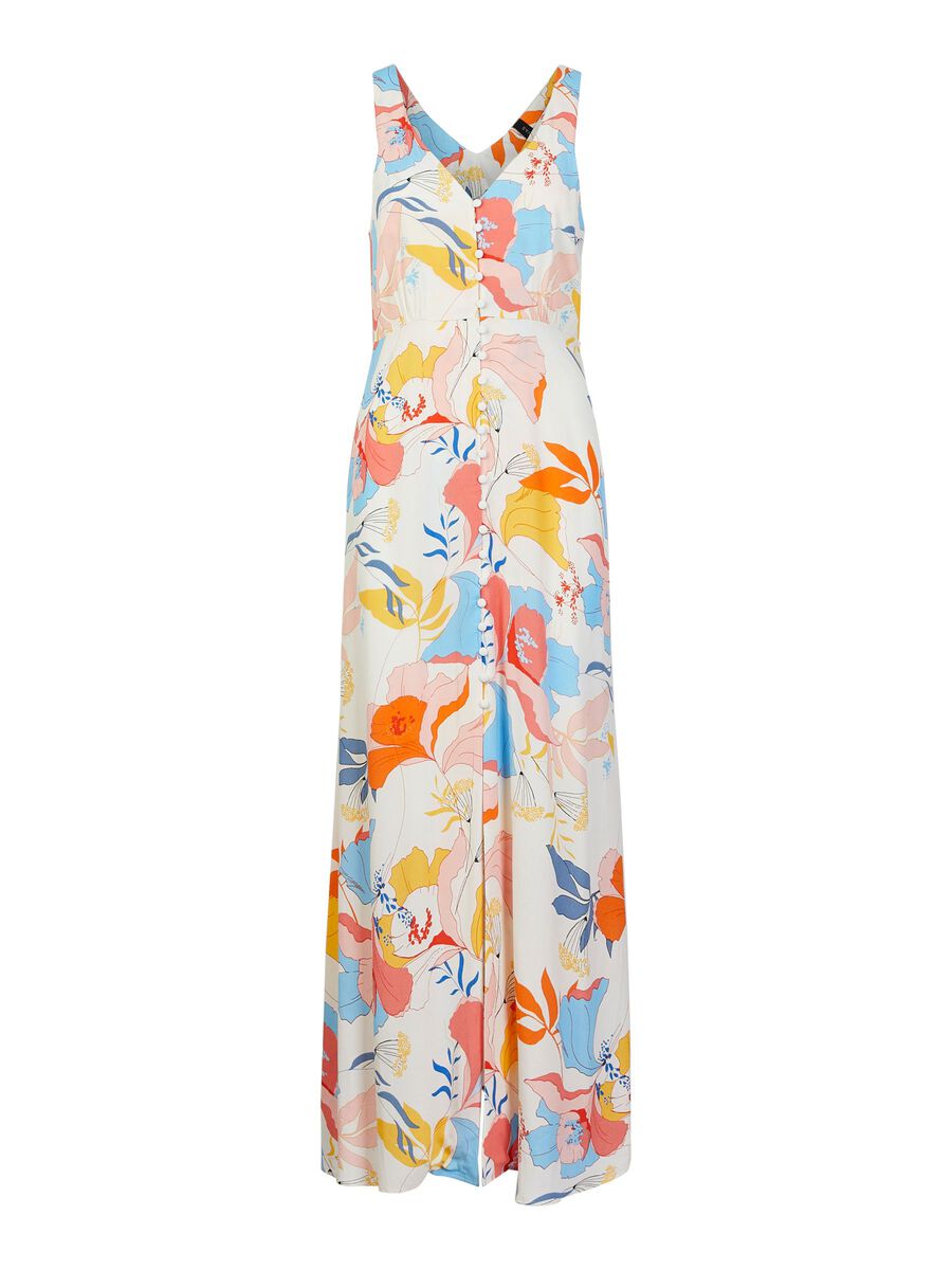 YAS YASERIKA MAXI DRESS, Eggnog, highres - 26018380_Eggnog_751975_001.jpg