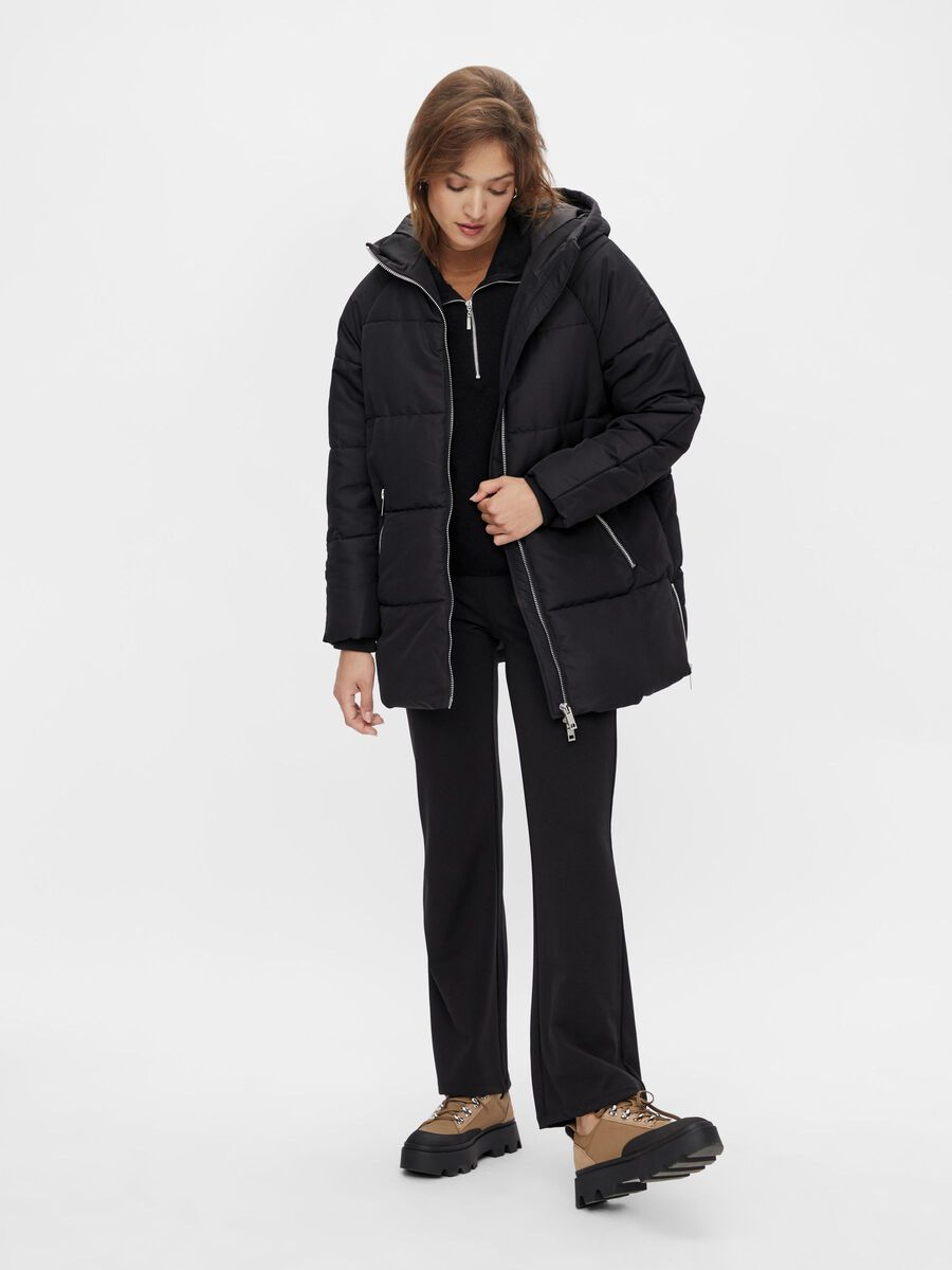 YASBRAMILLA WATTIERTE JACKE, Black, highres