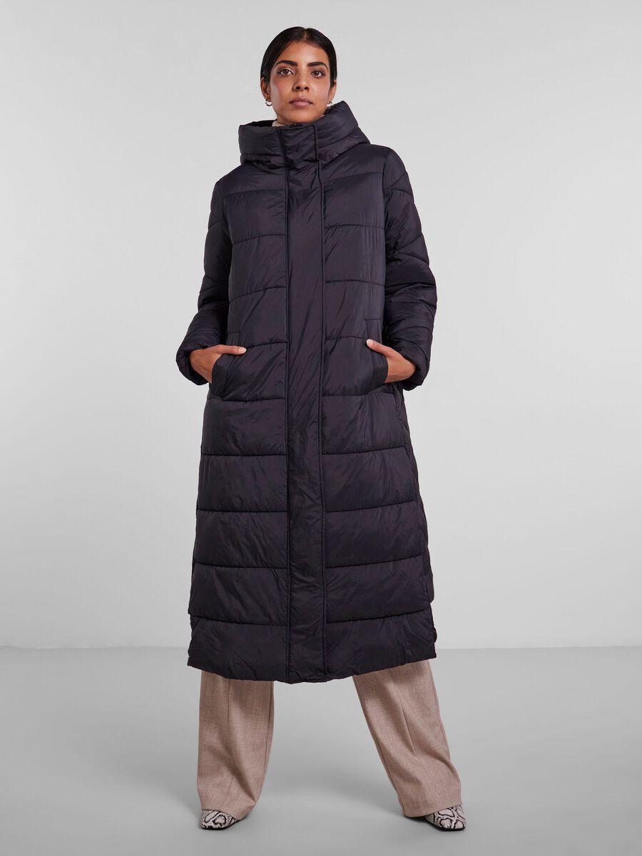 Y.A.S YASLIRA PADDED JACKET, Black, highres - 26020099_Black_003.jpg