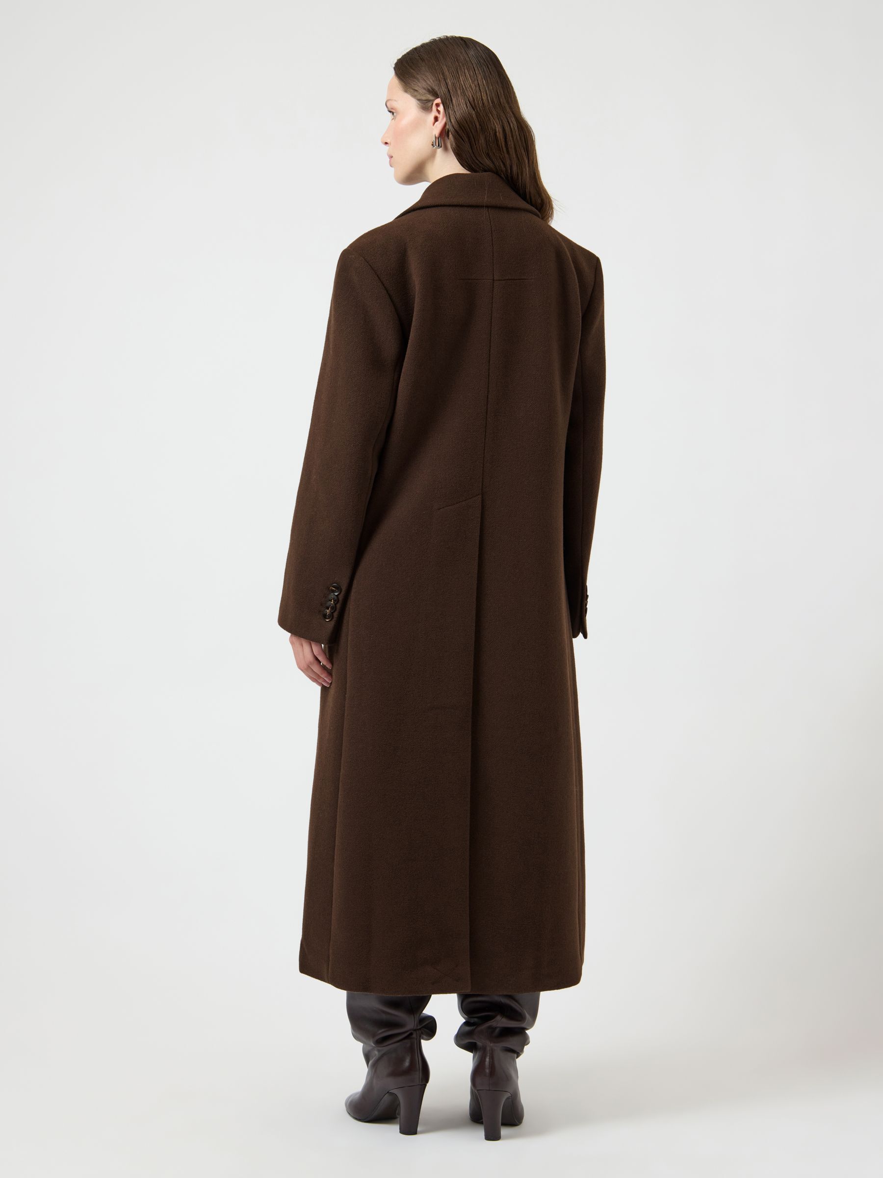 YASROYLA WOLMIX LANGE JAS | Bruin | YAS® Nederland