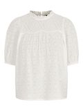 Y.A.S BRODERIE COTON BLOUSE, Star White, highres - 26018199_StarWhite_001.jpg
