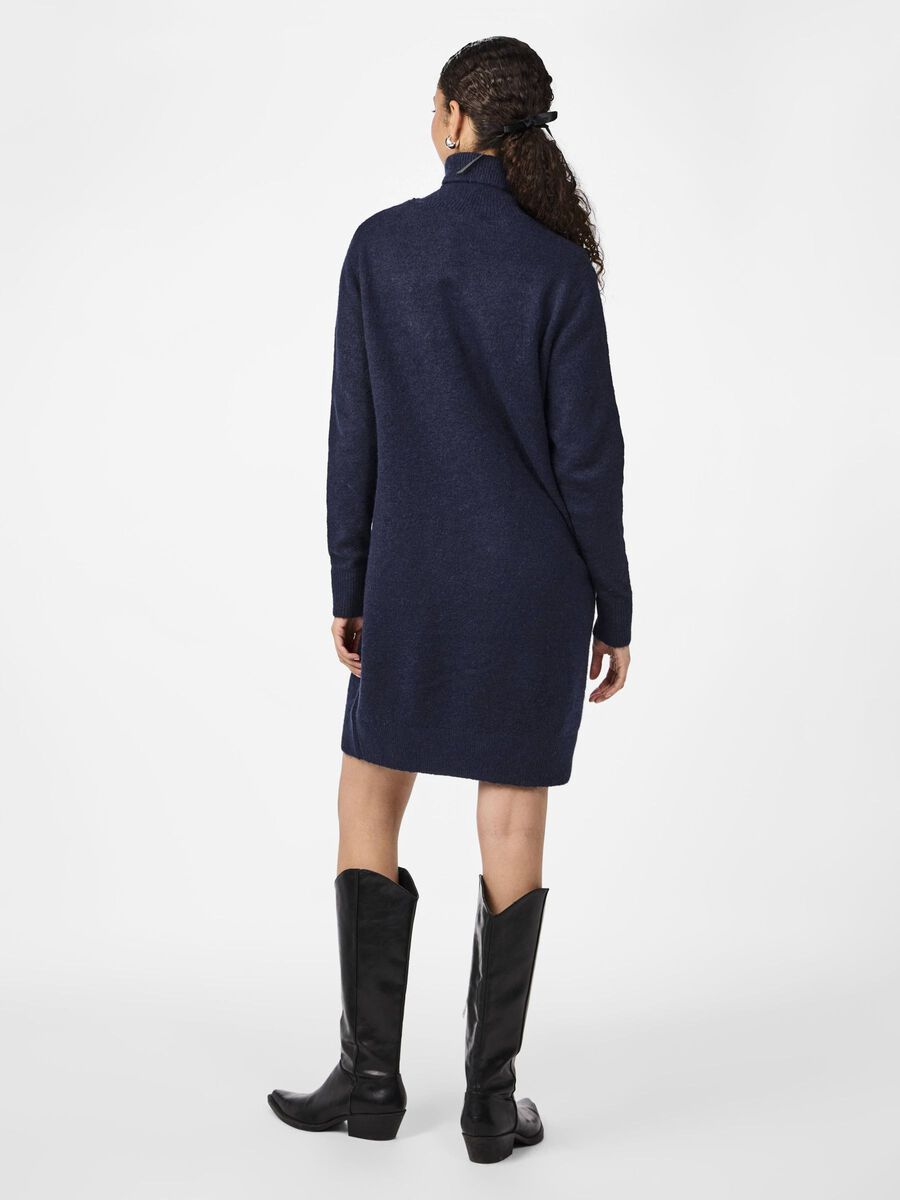 YAS YASJUVA KNITTED DRESS, Navy Blazer, highres - 26035132_NavyBlazer_1132627_004.jpg