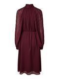 Product image thumbnail 6 YASOLERA LS MIDI DRESS, Maroon Banner