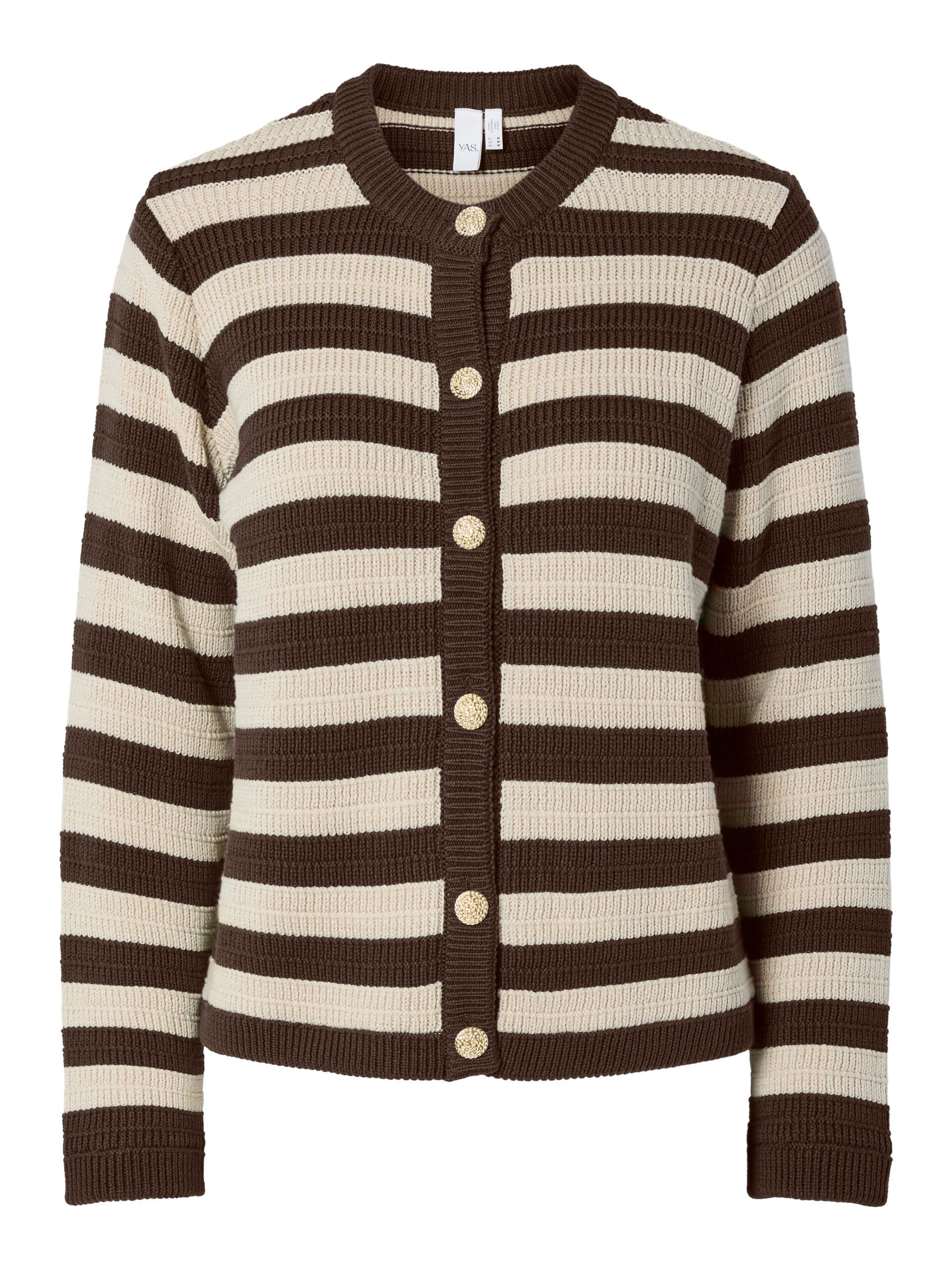 Carousel image - YASSIRONI STRICKJACKE, Chocolate Brown | 5