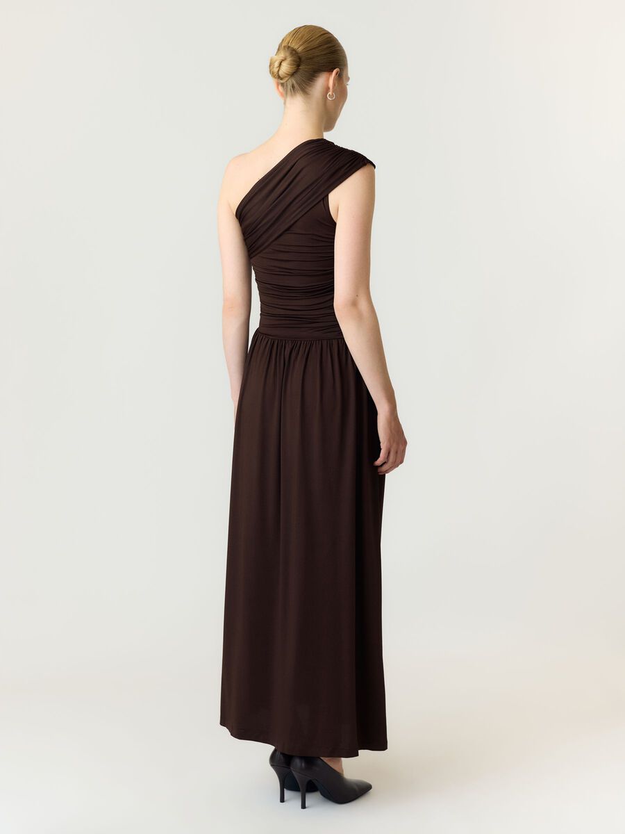 Carousel image 2 YASWINJA  MAXI DRESS, Coffee Bean