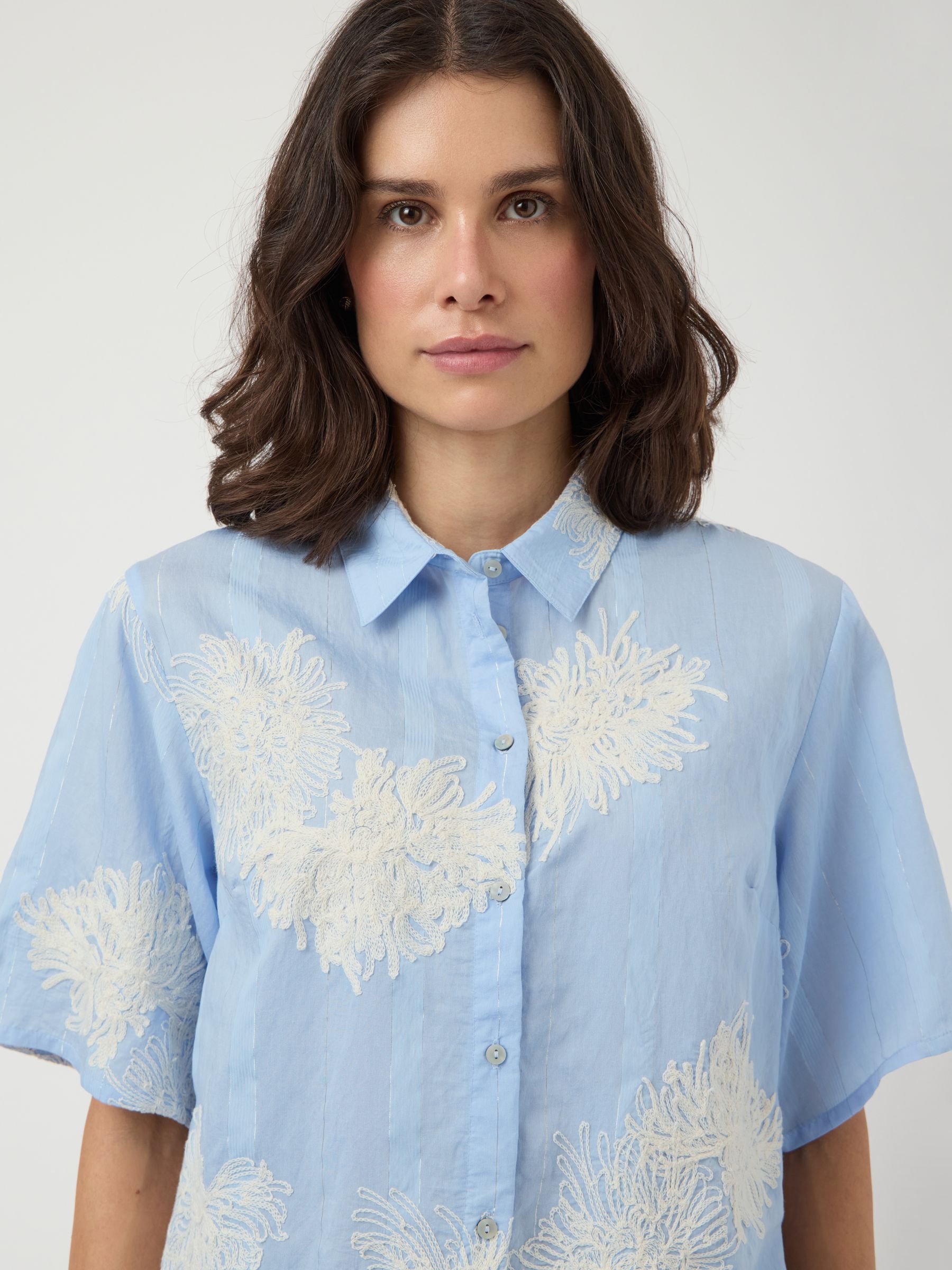 YASSKANA 2/4 SHIRT | Blue | YAS® Germany