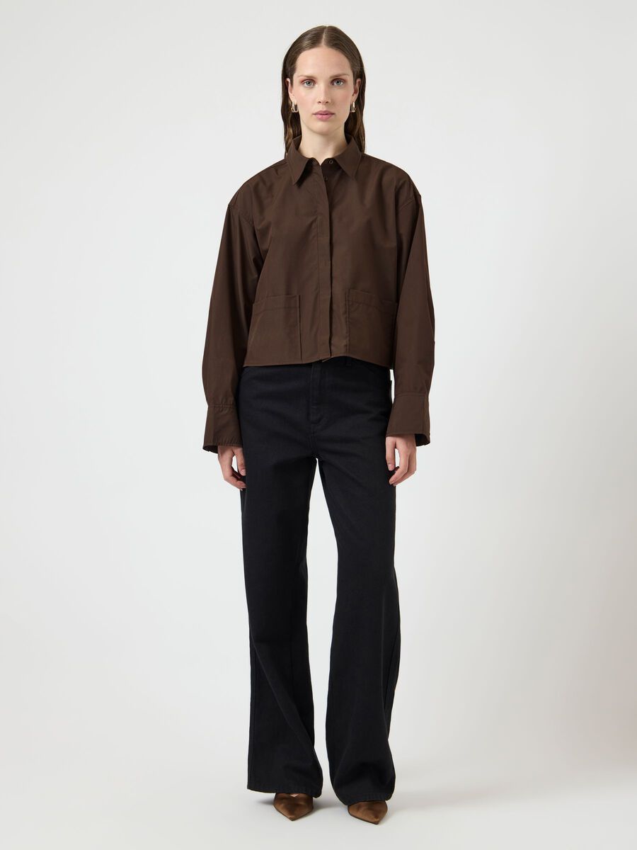 Carousel image - YASROYALEE SKJORTA, Chocolate Brown | 4