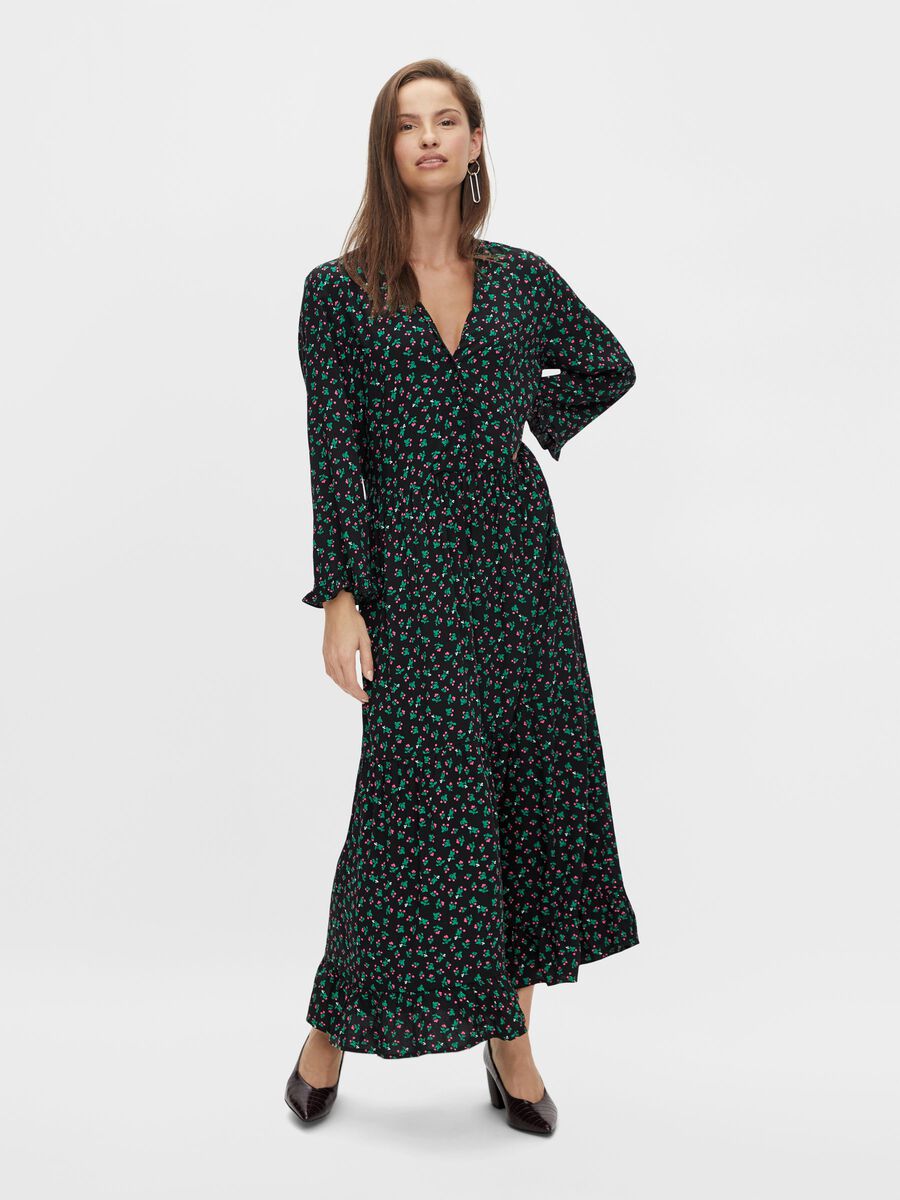 Y.A.S YASCHERRY MAXI DRESS, Black, highres - 26026826_Black_930918_003.jpg