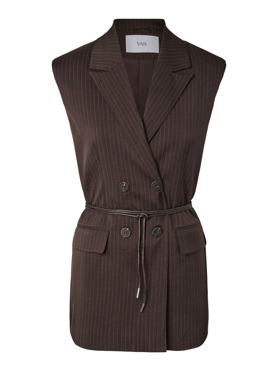 Product carousel image - YASSHIMMA WAISTCOAT, Chocolate Brown | 1