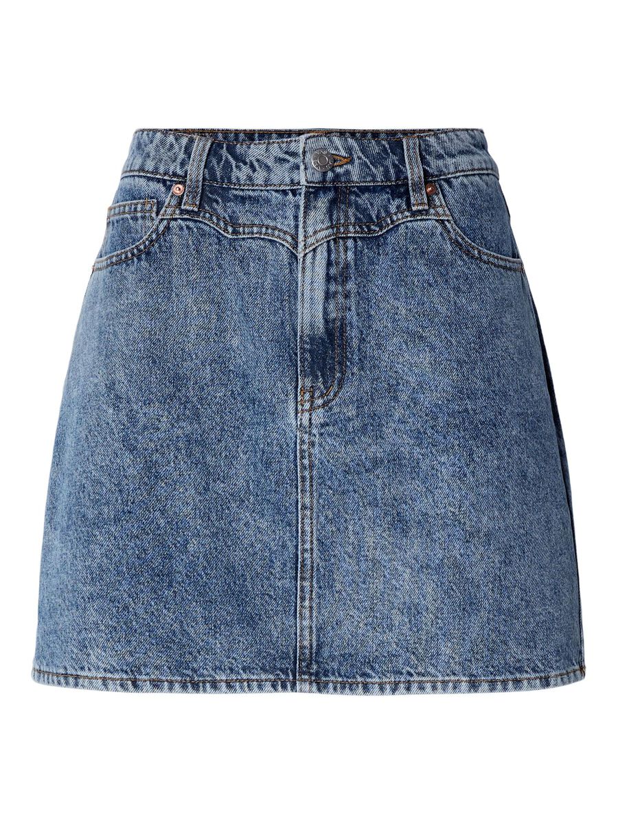 YAS YASAIKO DENIM SKIRT, Medium Blue Denim, highres - 26038261_MediumBlueDenim_001.jpg