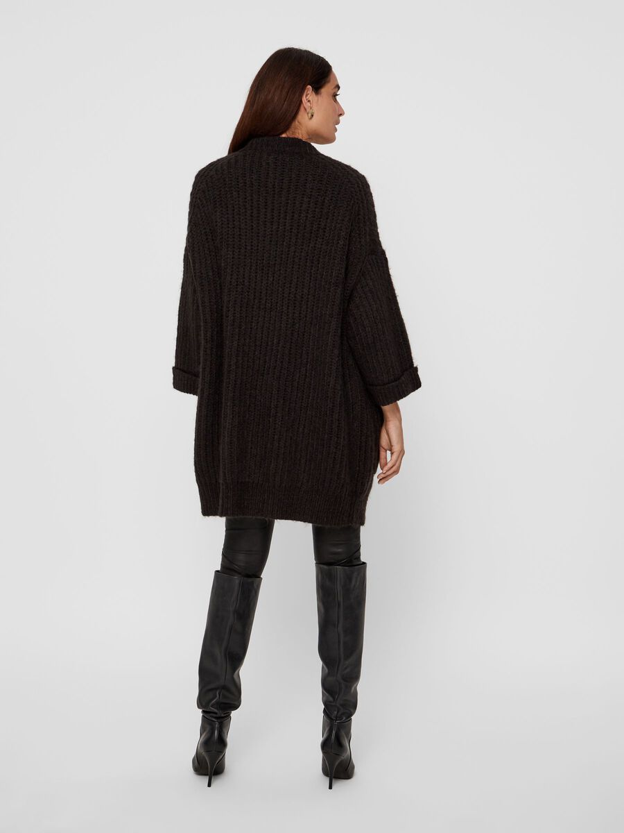 YAS OVERSIZED OPEN VEST, Black, highres - 26015111_Black_004.jpg