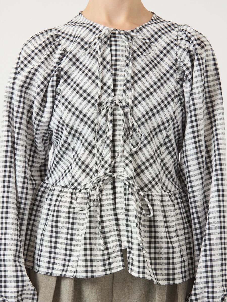 Carousel image - YASCELLI LONG SLEEVED TOP, Black | 3