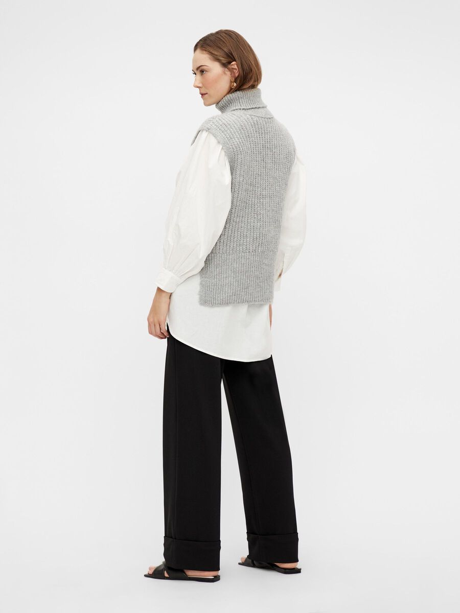 YAS YASBRAVO VEST, Light Grey Melange, highres - 26021162_LightGreyMelange_004.jpg