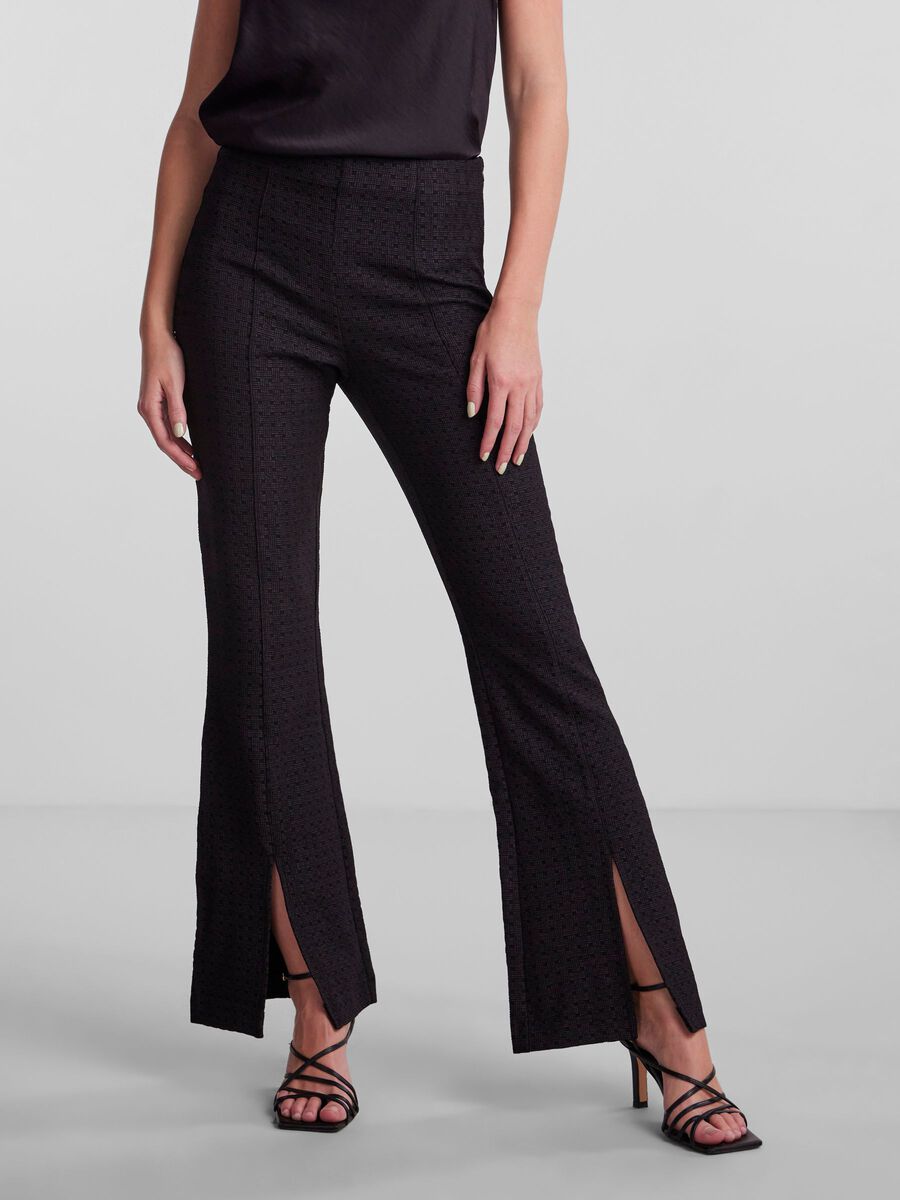 Y.A.S YASVINNA FLARED TROUSERS, Black, highres - 26028712_Black_003.jpg