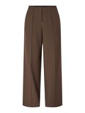 Product image thumbnail - YASREEMAJ BYXOR MED HÖG MIDJA, Chocolate Brown | 5