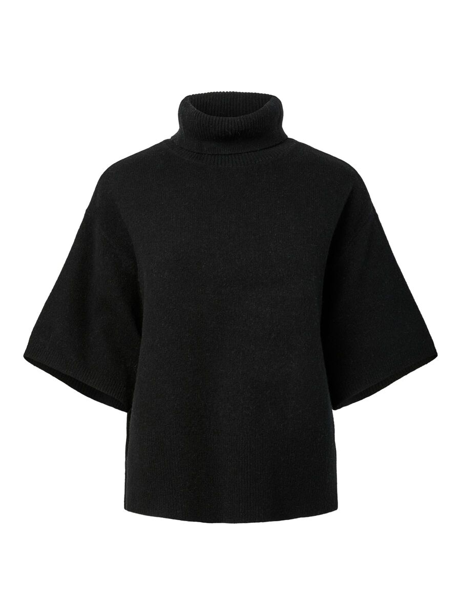 Product carousel image - YASEMILA KNITTED PULLOVER, Black | 2