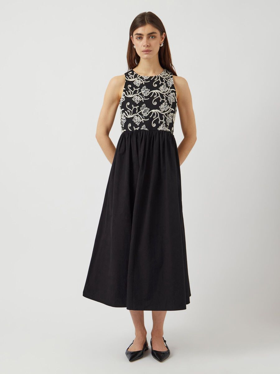 YAS YASMIRI LANG KOORD DETAIL MIDI JURK, Black, highres - 26038587_Black_005.jpg