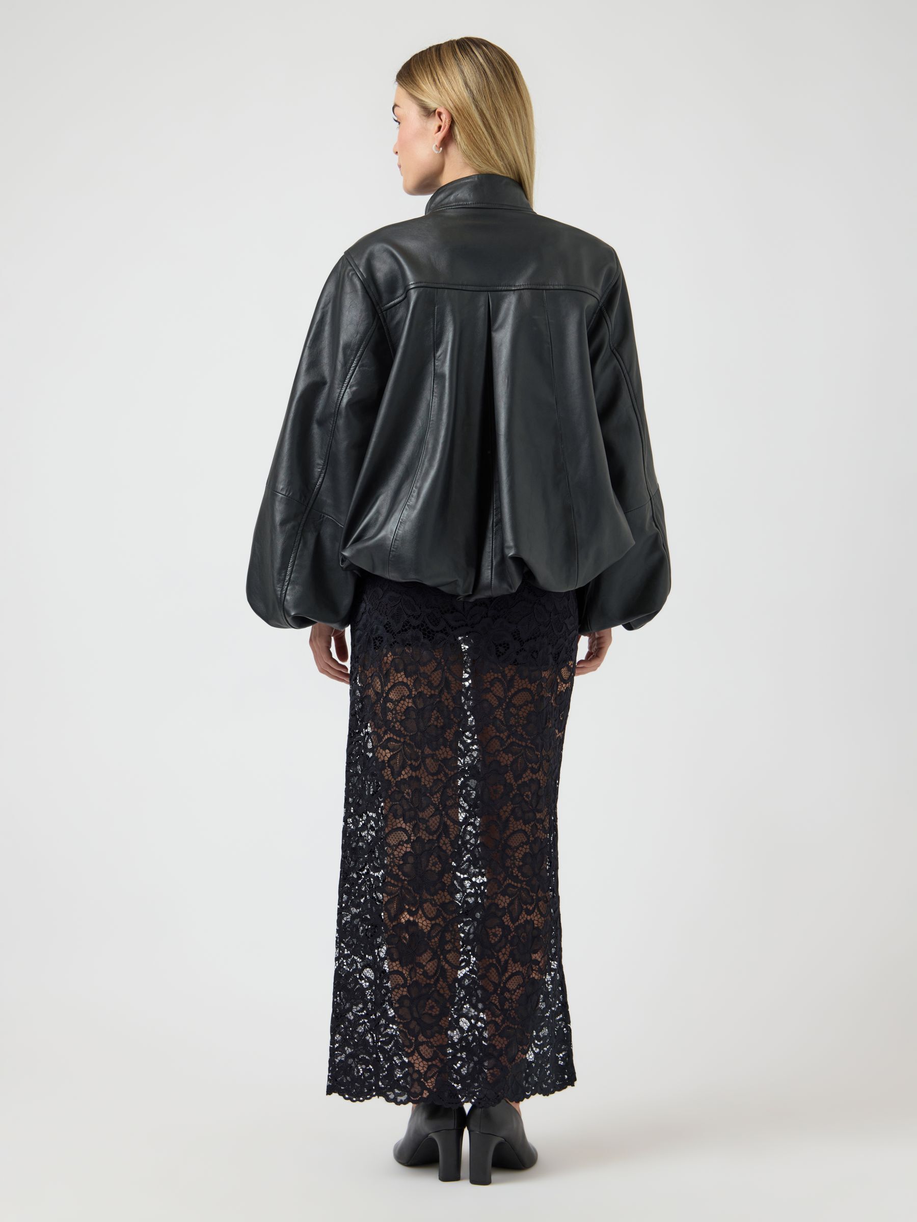 ジャケット・アウター yk_hy_ms YASISABEL LEATHER JACKET | Black | YAS® Switzerland