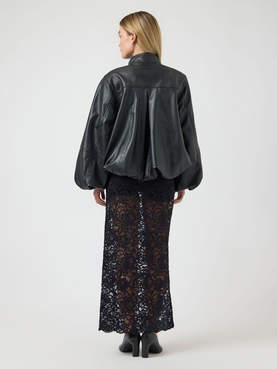 Product carousel image - YASISABEL LEATHER JACKET, Black | 2