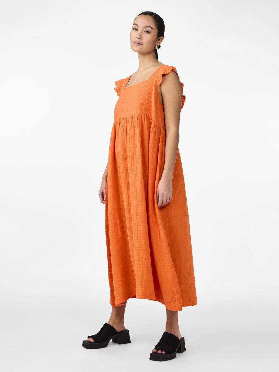 Y.A.S YASVIMOLA MAXI DRESS, Vermillion Orange, highres - 26034306_VermillionOrange_005.jpg