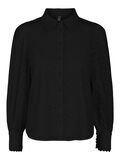 Y.A.S YASBLICCO EMBROIDERED SHIRT, Black, highres - 26025877_Black_001.jpg