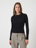 Product image thumbnail - YASZOEY STRIKTRØJE, Black | 1