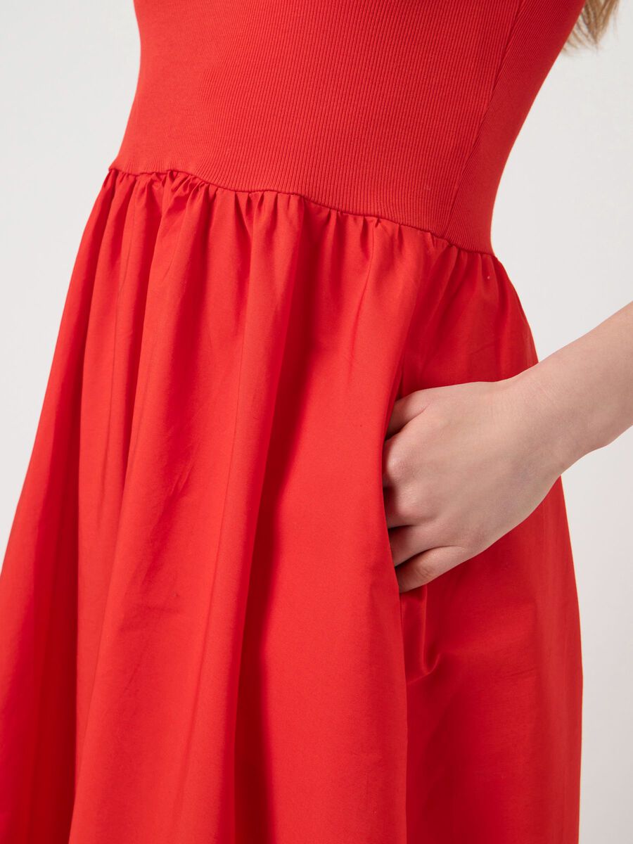 Carousel image - YASMIRI  MIDI DRESS, Fiery Red | 3