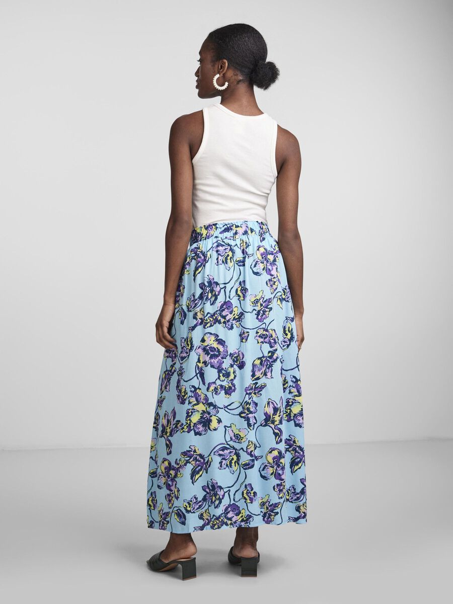 Y.A.S YASSIMUNA MIDI SKIRT, Blue Topaz, highres - 26026340_BlueTopaz_1011001_004.jpg