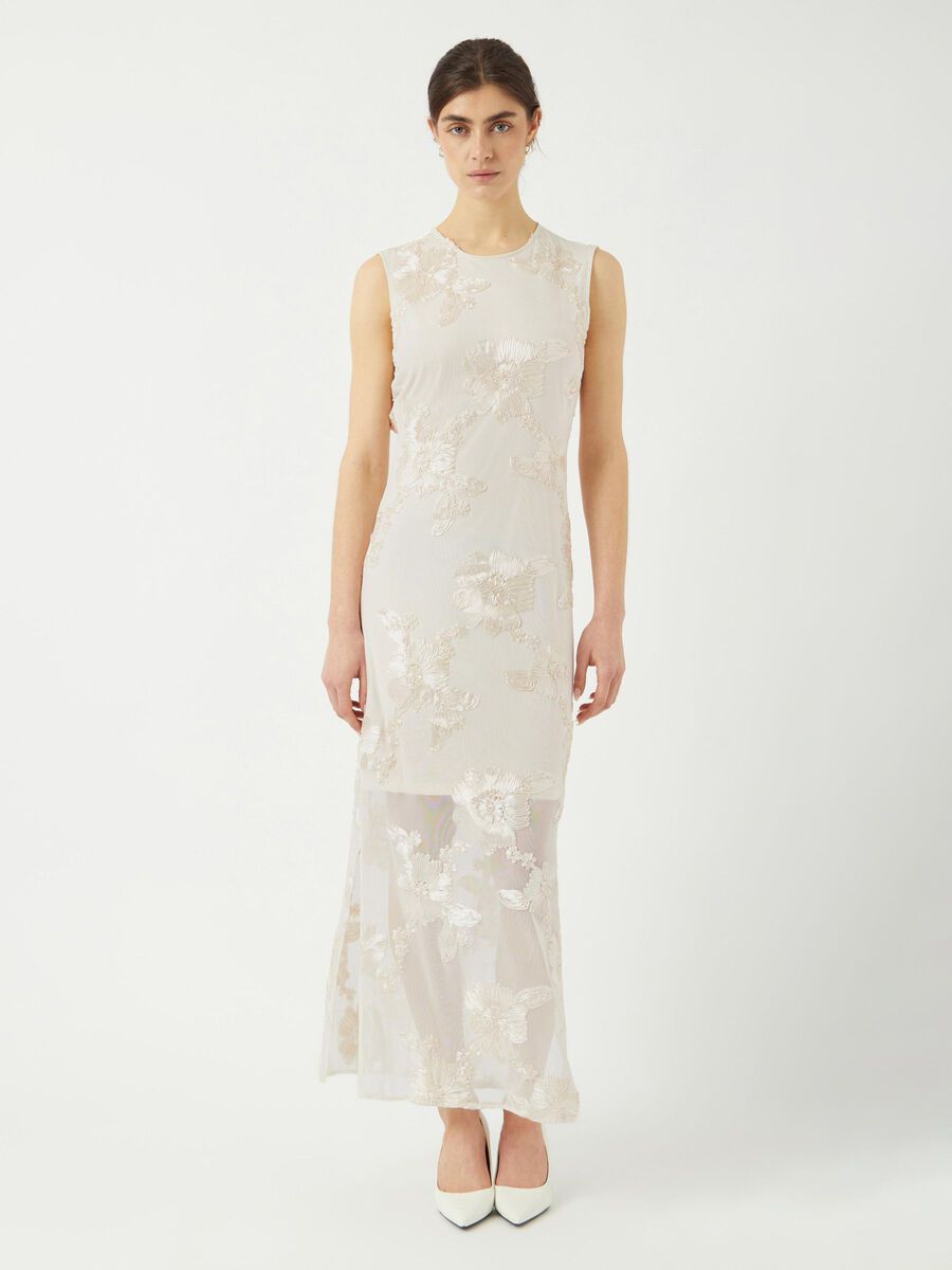 YAS YASFLOREE LONG DRESS, Gardenia, highres - 26037067_Gardenia_003.jpg