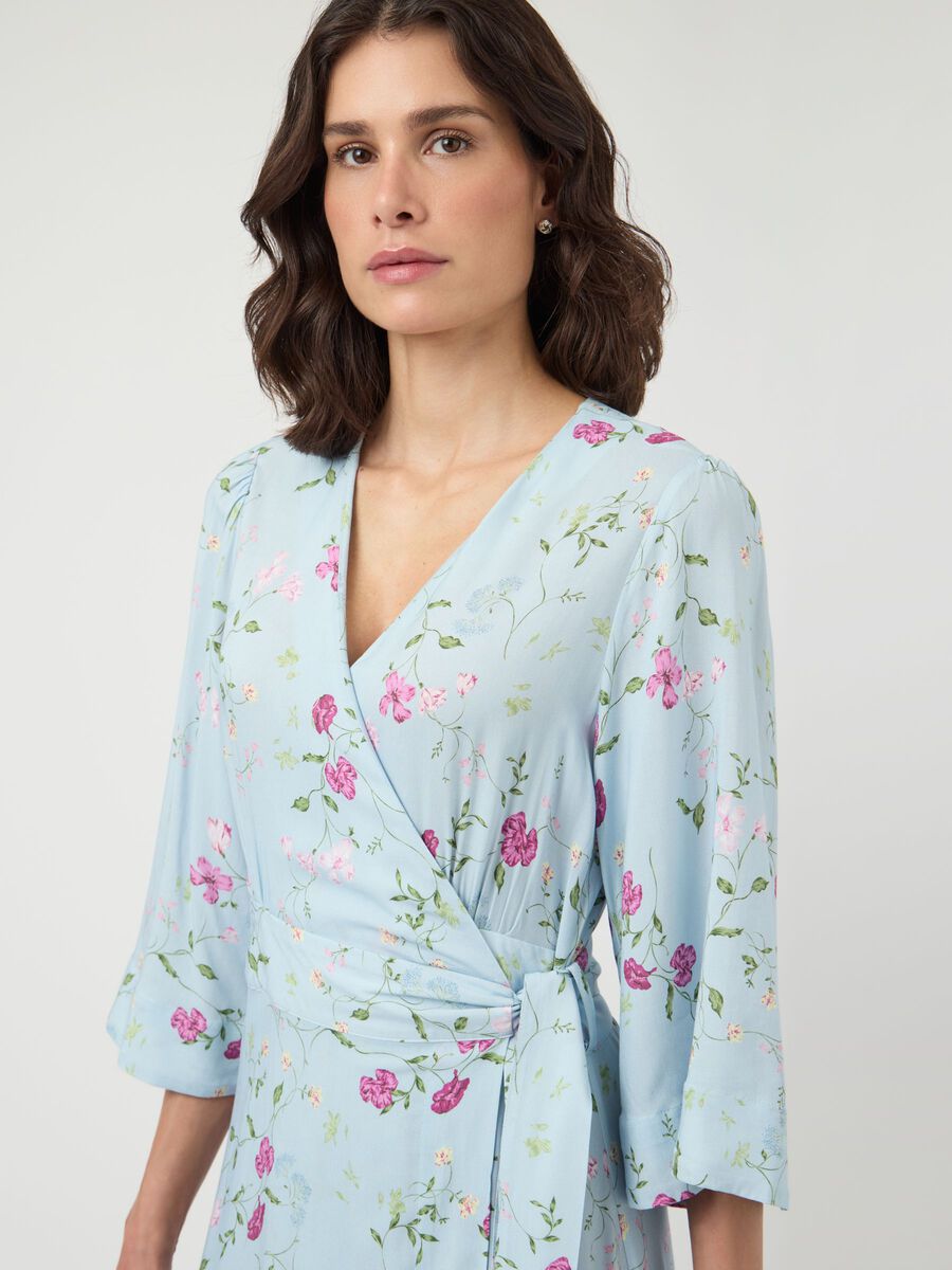 Carousel image - YASSAVANNA 3/4 WRAP  MAXI DRESS, Skyway | 3